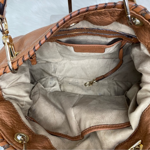 Michael Kors Pebbled Leather Satchel/Crossbody - Picture 7 of 11